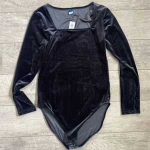BNWT Old Navy Velvet Bodysuit